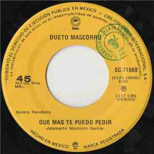 Dueto Mascorro - Que Mas Te Puedo Pedir download free