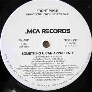 Front Page  - Something U Can Appreciate download free