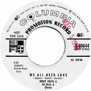 Percy Faith & His Orchestra - We All Need Love / Carmellita download mp3 flac