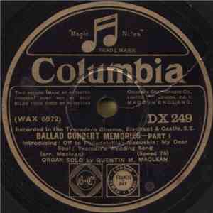 Quentin M. Maclean - Ballad Concert Memories download mp3 flac