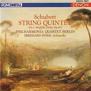 Schubert, Philharmonia Quartet Berlin, Eberhard Finke - String Quintet In C Major, D956, Op. 163 download mp3 flac