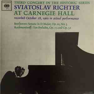 Sviatoslav Richter - Sviatoslav Richter At Carnegie Hall - Vol. III download free